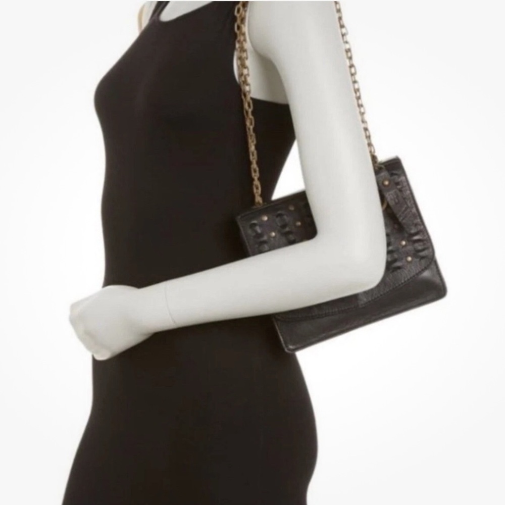 Frye NEW JADE Studded Leather Crossbody or Shoulder Bag SET WITH KEY CHAIN‎